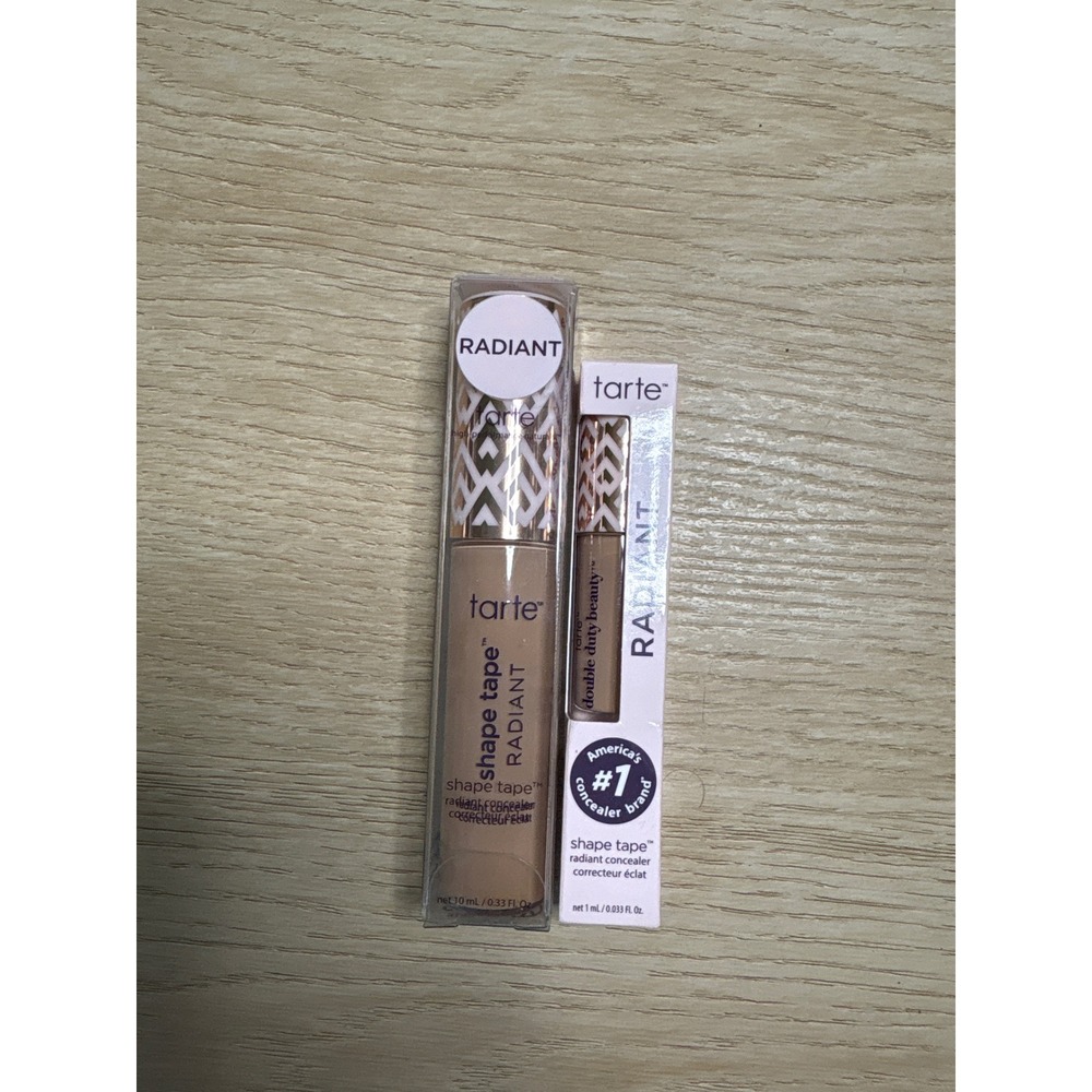 Tarte‎ Shape Tape Radiant Concealer Bundle 35N Medium Full & Travel Size